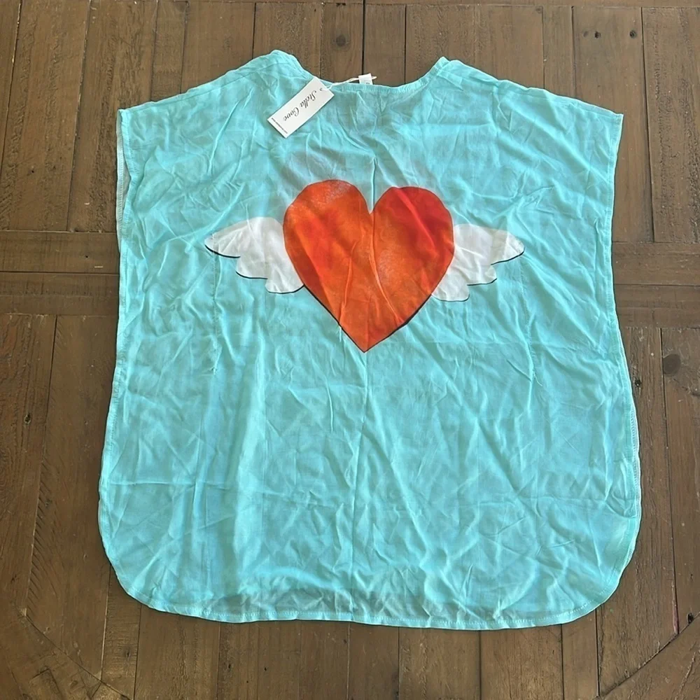 Stella cove winged heart beach poncho